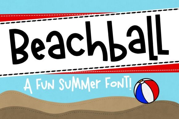 Beachball: A Sunny Font for Creative Projects