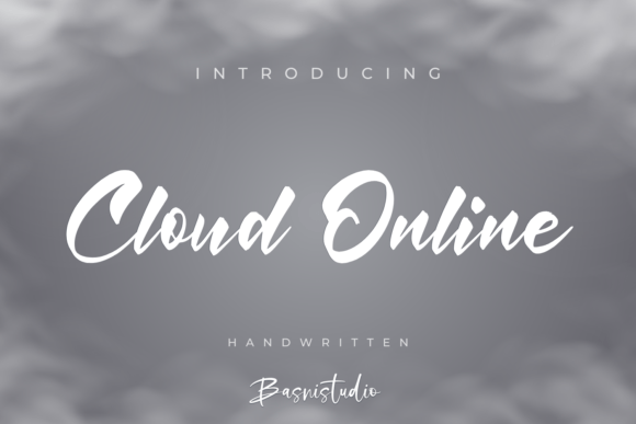 Cloud Online: A Fun Font for Web Design