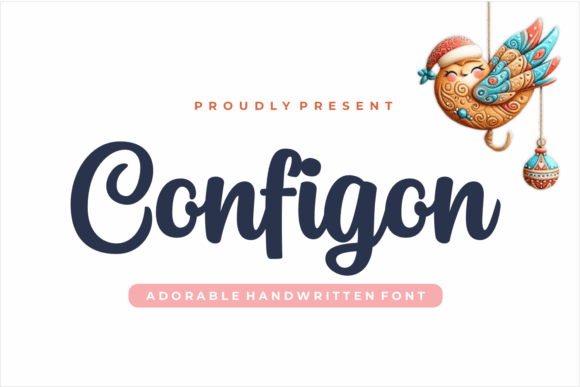Configon: A Cute, Fresh Script Font