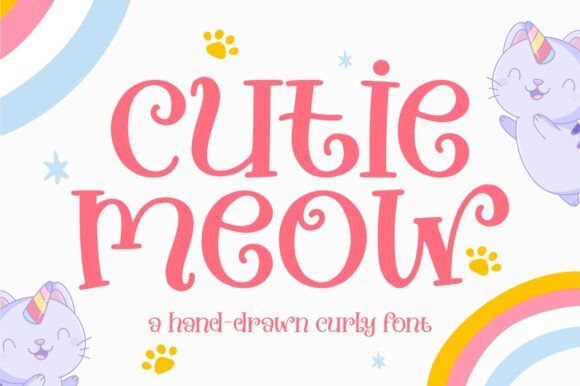 Cutie Meow: A Playful Font for Creative Projects