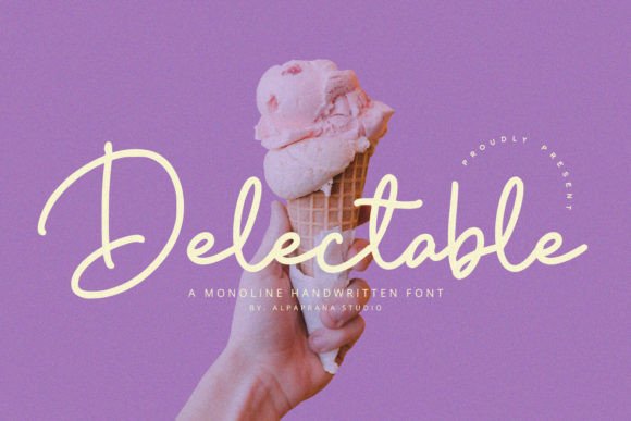 Delectable: A Trendy Handwritten Font