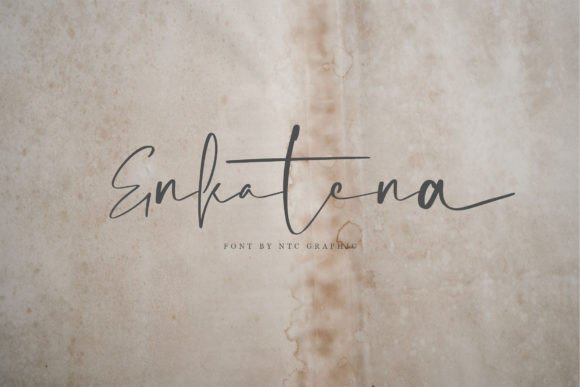 Enkatena: Elegant Script Font for Creative Projects