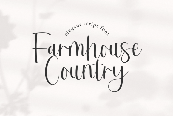 Farmhouse Country Font for Business