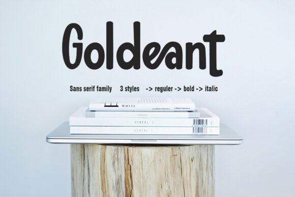 Goldeant: A Modern Font for Elegant Design