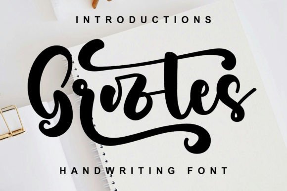 Grootes: A Elegant Script Font