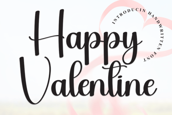 Happy Valentine Font: Elegant Script for Designers