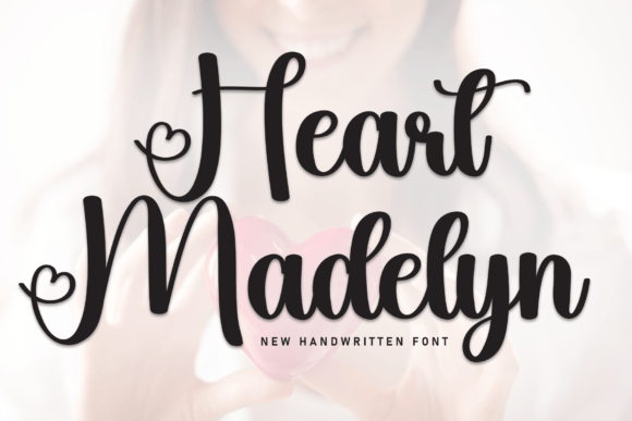 Heart Madelyn Font for Web Design