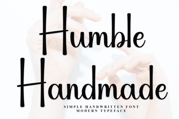 Humble Handmade: A Delicate Script Font