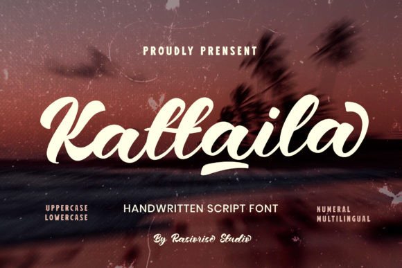 Kattaila: Elegant Script Font for Web Design