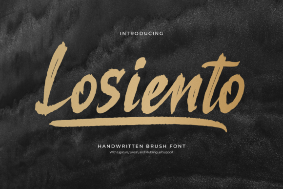 Losiento: A Stylish Brush Font