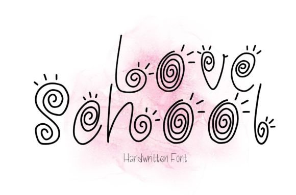 Love School: A Playful Font for Creative Projects