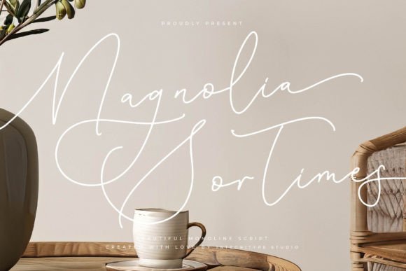 Magnolia Sortimes: A Modern Handwritten Typeface