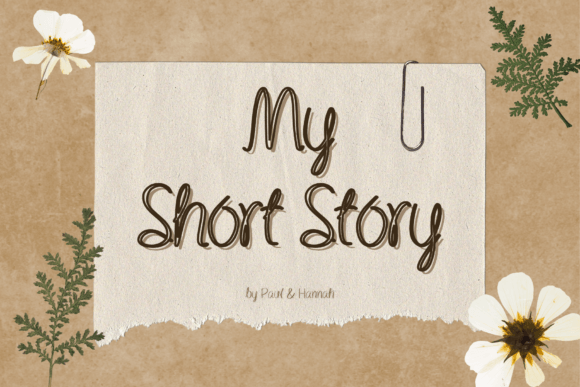My Short Story Font