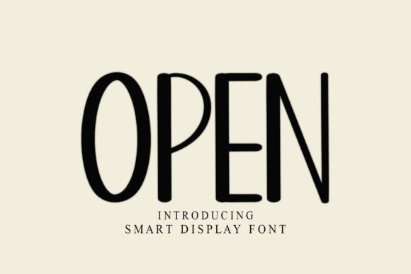 Open: A Warm, Handwritten Font for Business Branding