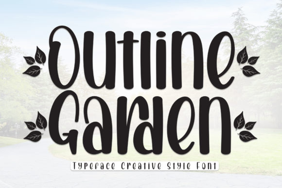 Outline Garden Font for Professional Branding