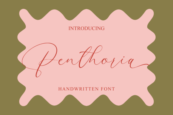 Penthoria: A Sophisticated Handwritten Font