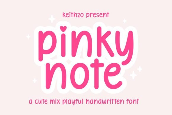Pinky Note Font: Whimsical Web Design