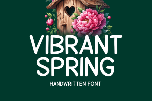 Vibrant Spring Font for Creative Projects