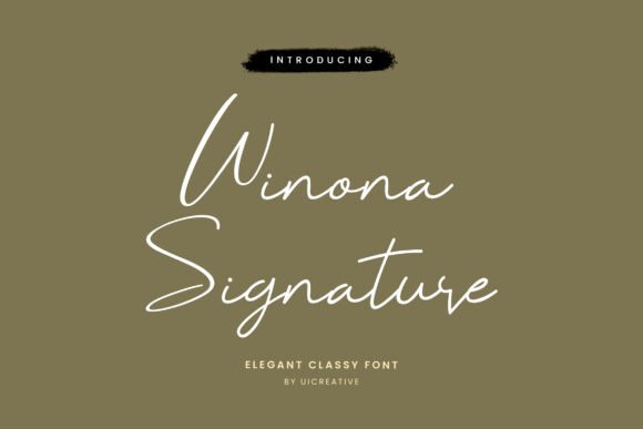 Winona Signature: A Beautiful Font for Your Brand